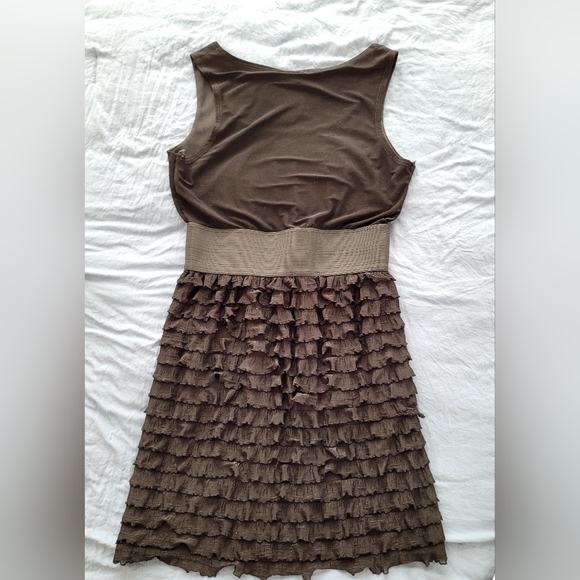 Cute Taboo Brand Black Dress with Ruffled Skirt. Sz 8 - Picture 11 of 13